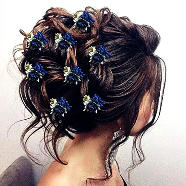 Pack_of_8_Blue_Artificial_Rose_Hair_Pin_For_Women