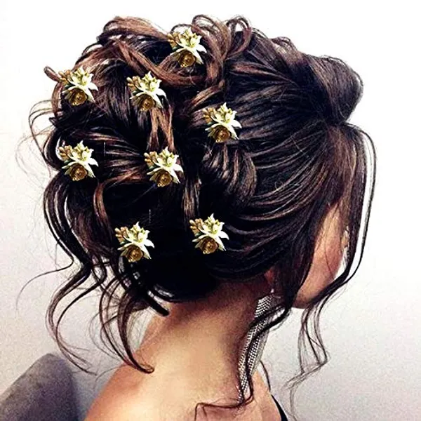 Pack_of_8_Golden_Artificial_Rose_Hair_Pin_For_Women