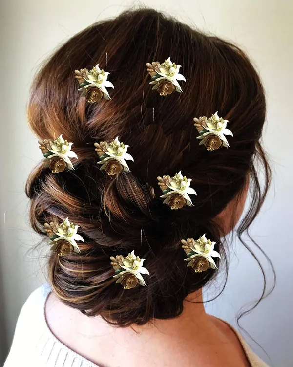Pack_of_8_Golden_Artificial_Rose_Hair_Pin_For_Women
