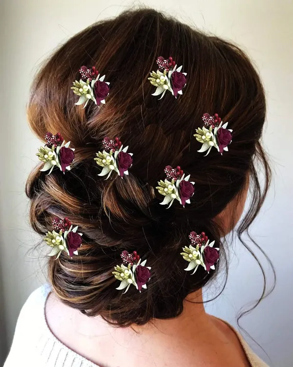 Pack_of_8_Maroon_Artificial_Rose_Hair_Pin_For_Women
