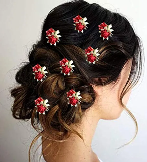 Pack_of_8_Red_Artificial_Rose_Hair_Pin_For_Women