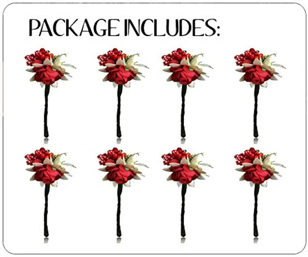 Pack_of_8_Red_Artificial_Rose_Hair_Pin_For_Women