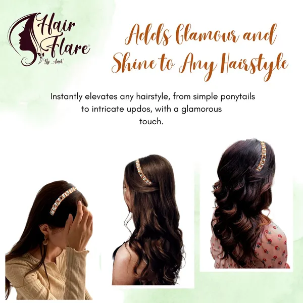 "Elegant_Ribbon-Covered_Hair_Band_with_23_Square_Crystals_and_Nag_Adornments,_Perfect_for_Stylish_Hair_Accessories"