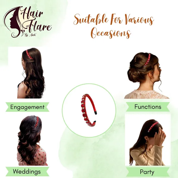 "Elegant_Ribbon-Covered_Hair_Band_with_23_Square_Crystals_and_Nag_Adornments,_Perfect_for_Stylish_Hair_Accessories"