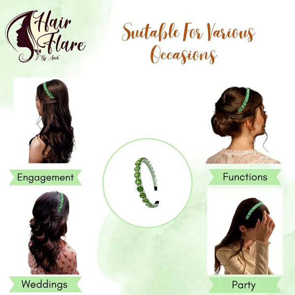 "Elegant_Ribbon-Covered_Hair_Band_with_23_Square_Crystals_and_Nag_Adornments,_Perfect_for_Stylish_Hair_Accessories"