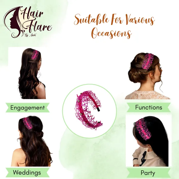 Elegant_ribbon-wrapped_hairband_featuring_shimmering_net_fabric_and_a_crystal_nag_adornment,_adding_sparkle_and_sophistication_to_your_hairstyle.