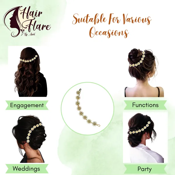"Elegant_8-Pearl_Flower_Headpiece_with_Crystal_Chakri_Center,_Secure_Hook,_and_Green_Tape_Cover_for_Perfect_Hair_Attachment"