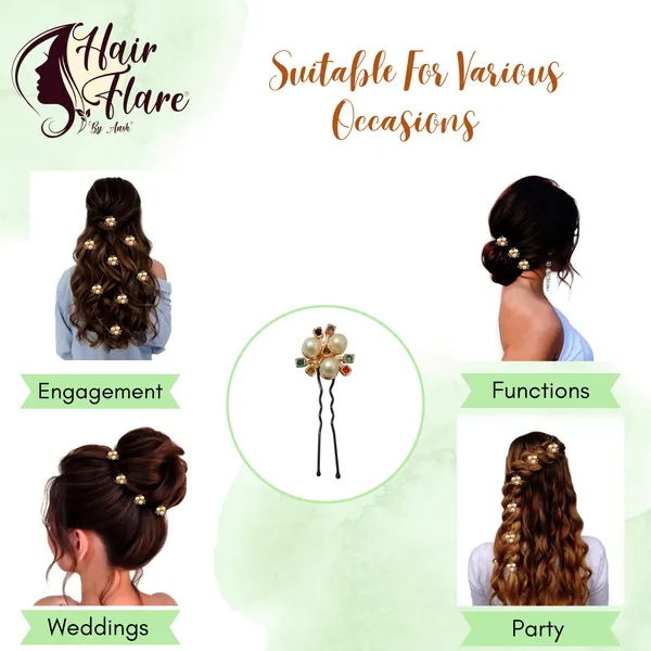 "Elegant_Black_Bas_Juda_Hair_Pin_with_3_Pearl_Beads_and_Sparkling_Small_Nag_Crystal_Adornments"
