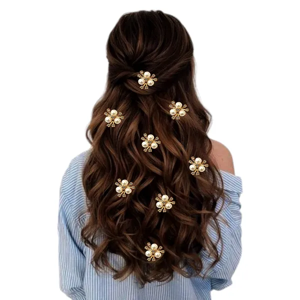 "Elegant_Black_Bas_Juda_Hair_Pin_with_3_Pearl_Beads_and_Sparkling_Small_Nag_Crystal_Adornments"