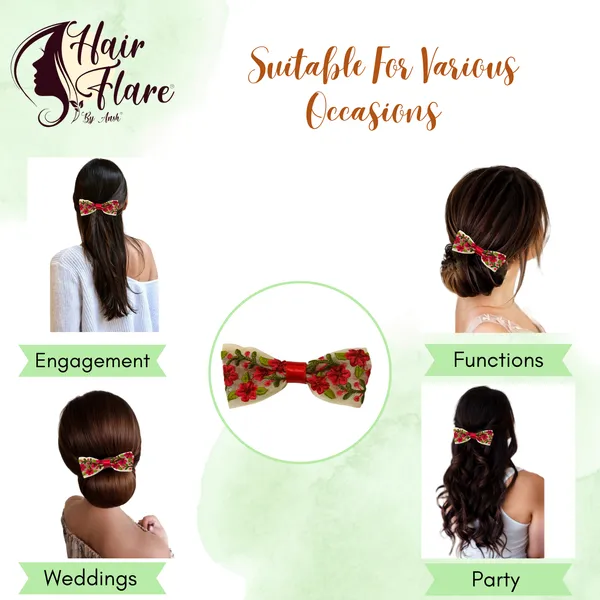 A_floral-printed_hair_bow_with_secure_clip_on_the_back_for_easy_attachment_and_stylish,_lasting_wear.