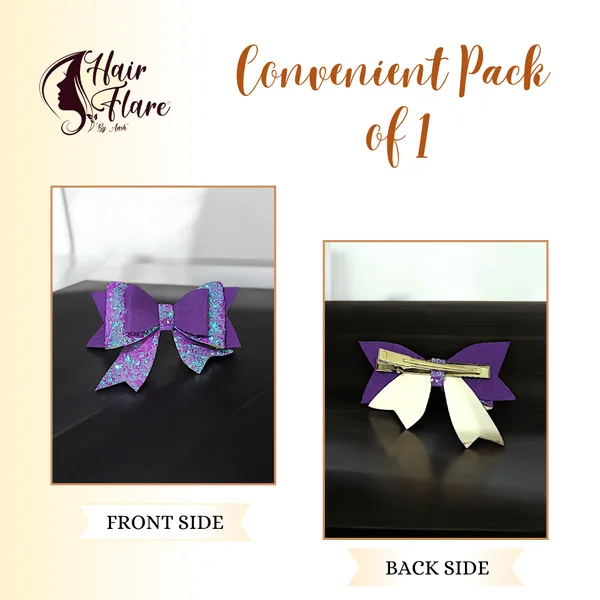 "Three-Layer_Fabric_Hair_Bow_with_Shimmering_Center_and_Secure_Clip_for_Easy_Attachment_and_Stylish_Hair_Accessory"