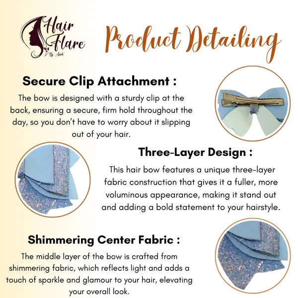 "Three-Layer_Fabric_Hair_Bow_with_Shimmering_Center_and_Secure_Clip_for_Easy_Attachment_and_Stylish_Hair_Accessory"