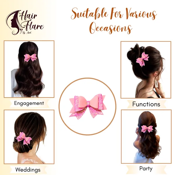 "Three-Layer_Fabric_Hair_Bow_with_Shimmering_Center_and_Secure_Clip_for_Easy_Attachment_and_Stylish_Hair_Accessory"