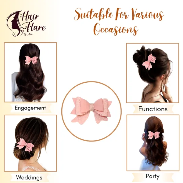 "Three-Layer_Fabric_Hair_Bow_with_Shimmering_Center_and_Secure_Clip_for_Easy_Attachment_and_Stylish_Hair_Accessory"