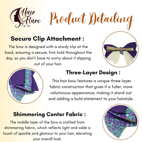 "Three-Layer_Fabric_Hair_Bow_with_Shimmering_Center_and_Secure_Clip_for_Easy_Attachment_and_Stylish_Hair_Accessory"