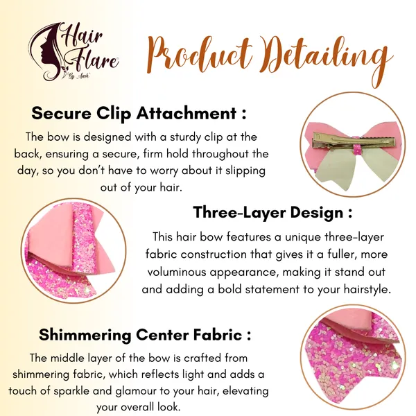 "Three-Layer_Fabric_Hair_Bow_with_Shimmering_Center_and_Secure_Clip_for_Easy_Attachment_and_Stylish_Hair_Accessory"