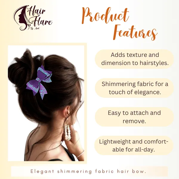 "Three-Layer_Fabric_Hair_Bow_with_Shimmering_Center_and_Secure_Clip_for_Easy_Attachment_and_Stylish_Hair_Accessory"
