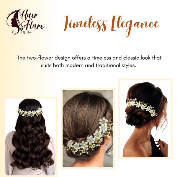 Gold_&_Silver_Artificial_Flower_With_Pearl_&_Stone_Hair_Vein_For_Women_&_Girls_(14_X_8_X_1_Cm)
