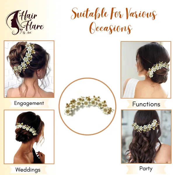 Gold_&_Silver_Artificial_Flower_With_Pearl_&_Stone_Hair_Vein_For_Women_&_Girls_(14_X_8_X_1_Cm)