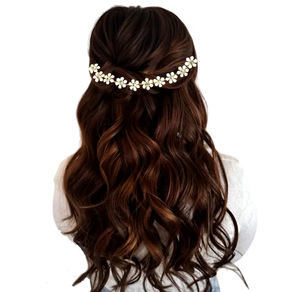 "Elegant_10-Medium_Pearl_Flower_Headpiece_with_Crystal_Nag_Adornments_and_Dual_Hooks_for_Secure_Hair_Attachment_and_Stylish_Look"