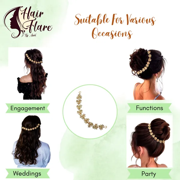 "Elegant_Pearl_Beaded_Chakri_Headpiece_with_Crystal_Nag_and_Secure_Hooks_for_Stylish_Hair_Attachment"