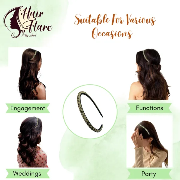 "5mm_Black_Ribbon_Hair_Band_Adorned_with_Black_and_LTC_Lace_for_Elegant,_Comfortable,_and_Secure_Hair_Styling"
