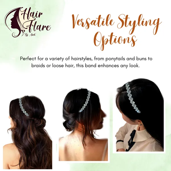 "5mm_Black_Ribbon_Hair_Band_Adorned_with_Crose_Rainbow_Neg_Lace_for_a_Stylish_and_Comfortable_Hair_Accessory"