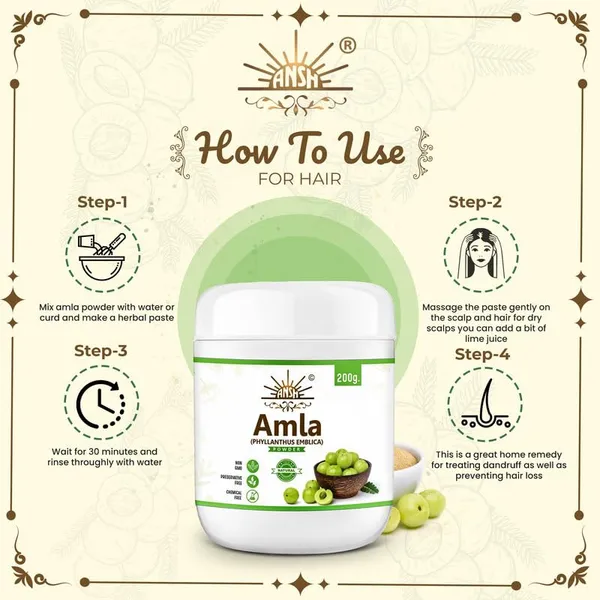 Multicolor_Pure_Amla_Powder_For_Hair_Growth_Anti_Hair_Loss_(200_Grams)