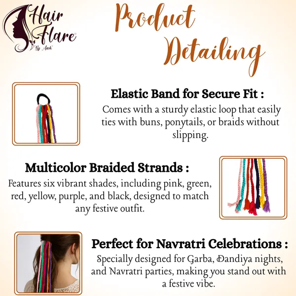 Boho_Navratri_Hair_Accessory_–_Multicolor_Braided_Hair_Extensions_with_Elastic_Band,_Handmade_Festive_Ethnic_Hair_Jewelry_for_Women_&_Girls