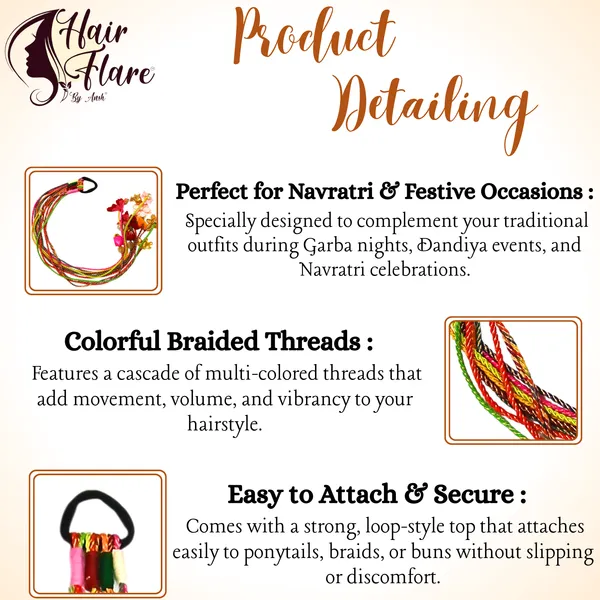 Boho_Navratri_Hair_Accessory_for_Women_&_Girls_–_Colorful_Ethnic_Hair_Strings_with_Butterfly,_Floral_Charms_–_Festive_Wear