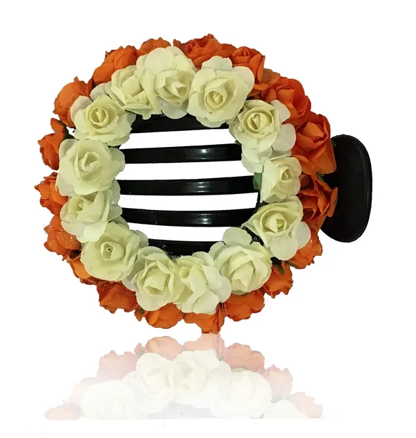 Orange_Hair_Clutchers_Fashion_Accessories_For_Women_&_Girls