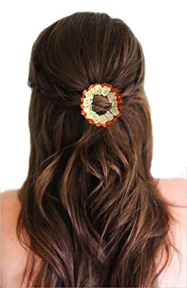 Orange_Hair_Clutchers_Fashion_Accessories_For_Women_&_Girls