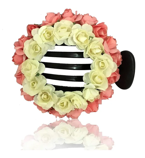 Peach_Hair_Clutchers_For_Women_&_Girls