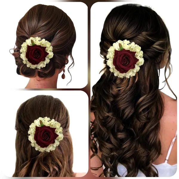 Maroon_Girls_Claw_Clips_Styling_Fashion_Accessories_Hair_Clutchers_For_Women