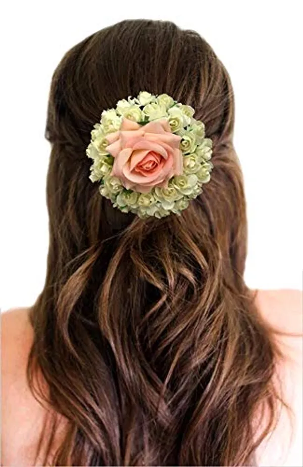 Peach_Claw_Clips_Styling_Fashion_Accessories_Hair_Clutchers_For_Women_(10.2_X_10.2_X_6.4_Cm)