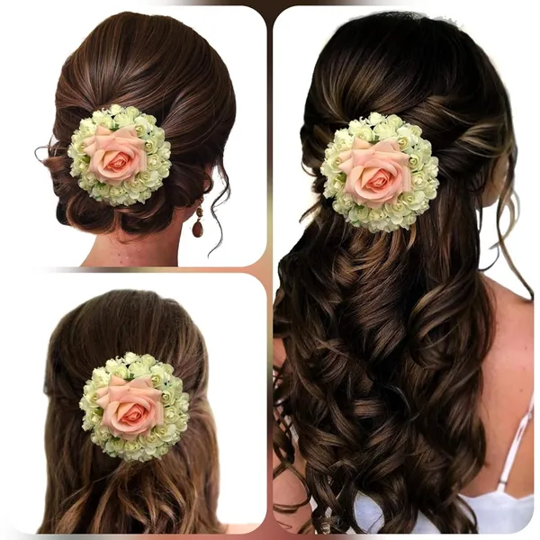 Peach_Claw_Clips_Styling_Fashion_Accessories_Hair_Clutchers_For_Women_(10.2_X_10.2_X_6.4_Cm)