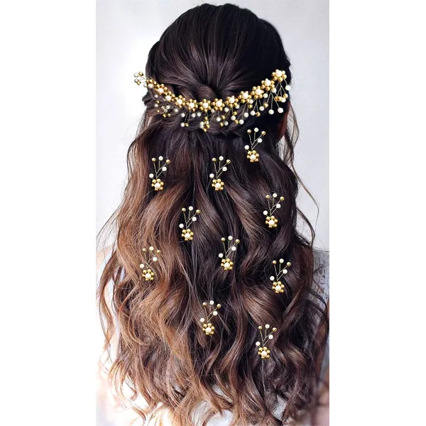 Golden_Artificial_Metal_Flowers_With_Pearls_Hair_Vien_And_Hair_Pinsaccessories_For_Women_&_Girls