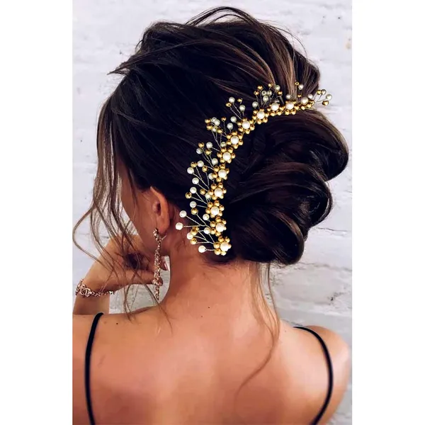 Golden_Artificial_Metal_Flowers_With_Pearls_Hair_Vien_And_Hair_Pinsaccessories_For_Women_&_Girls