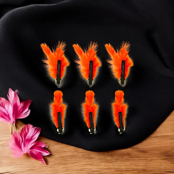 Discover_Our_Elegant_Feather_Hair_Clips:_Stylish,_Comfortable,_and_Adorned_with_Seashells_and_Pearls���������Perfect_for_Any_Occasion!_Versatile_Pack_of_6_Includes_Unique_Single_and_Double_Designs.