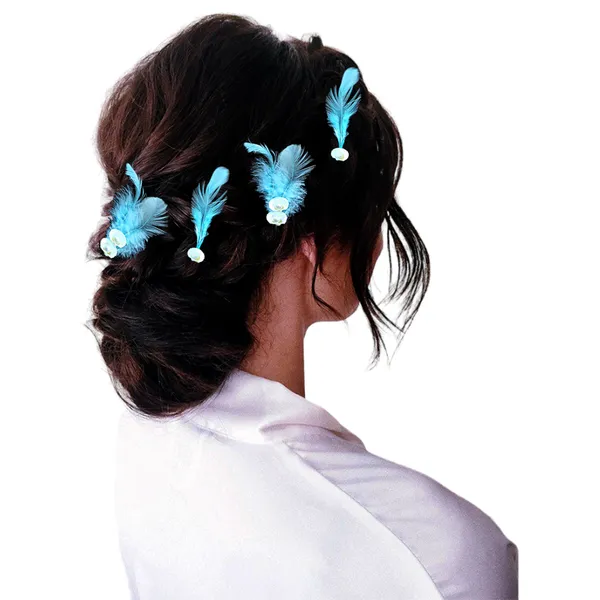 Discover_Our_Elegant_Feather_Hair_Clips:_Stylish,_Comfortable,_and_Adorned_with_Seashells_and_Pearls���������Perfect_for_Any_Occasion!_Versatile_Pack_of_6_Includes_Unique_Single_and_Double_Designs.