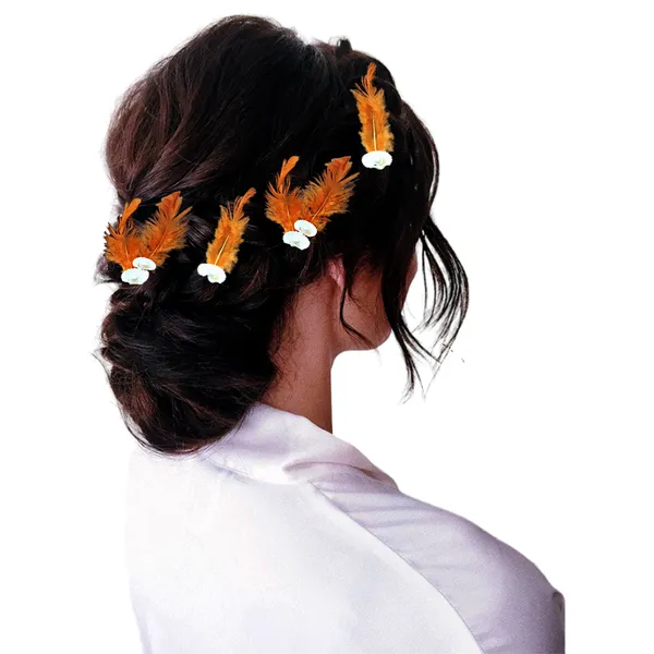 Discover_Our_Elegant_Feather_Hair_Clips:_Stylish,_Comfortable,_and_Adorned_with_Seashells_and_Pearls���������Perfect_for_Any_Occasion!_Versatile_Pack_of_6_Includes_Unique_Single_and_Double_Designs.