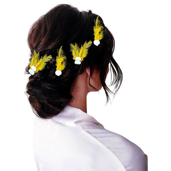 Discover_Our_Elegant_Feather_Hair_Clips:_Stylish,_Comfortable,_and_Adorned_with_Seashells_and_Pearls���������Perfect_for_Any_Occasion!_Versatile_Pack_of_6_Includes_Unique_Single_and_Double_Designs.