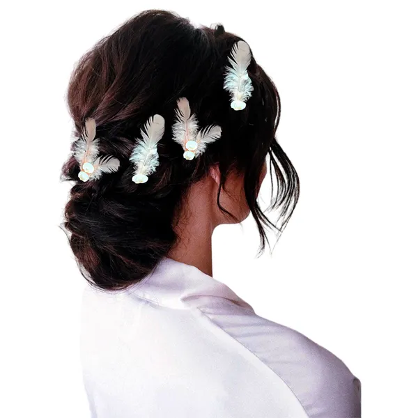 Discover_Our_Elegant_Feather_Hair_Clips:_Stylish,_Comfortable,_and_Adorned_with_Seashells_and_Pearls���������Perfect_for_Any_Occasion!_Versatile_Pack_of_6_Includes_Unique_Single_and_Double_Designs.