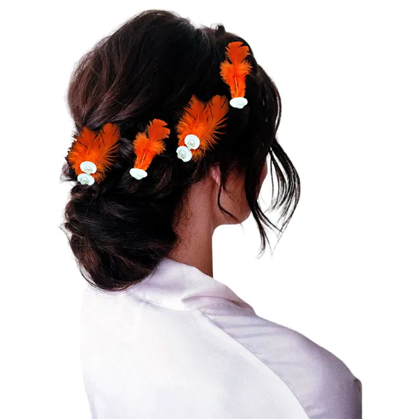 Discover_Our_Elegant_Feather_Hair_Clips:_Stylish,_Comfortable,_and_Adorned_with_Seashells_and_Pearls���������Perfect_for_Any_Occasion!_Versatile_Pack_of_6_Includes_Unique_Single_and_Double_Designs.