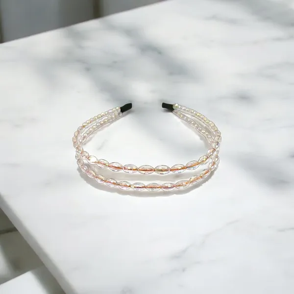 Double_Line_Hairband_with_Round_&_Oval_Rainbow_Transparent_Beads_Elegant,_Colorful,_and_Stylish_Hair_Accessory