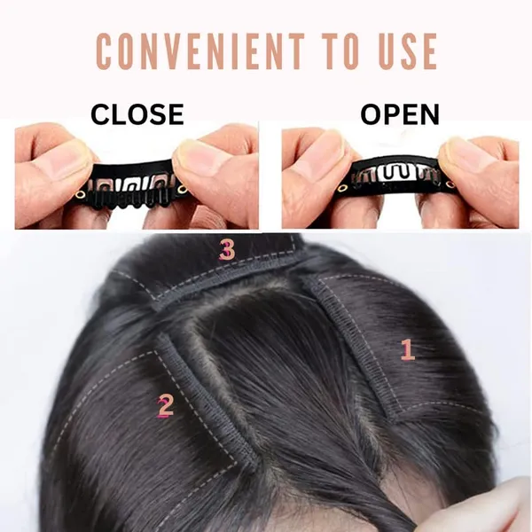 Black_Extension_Clip_Hair_Bun_Holder