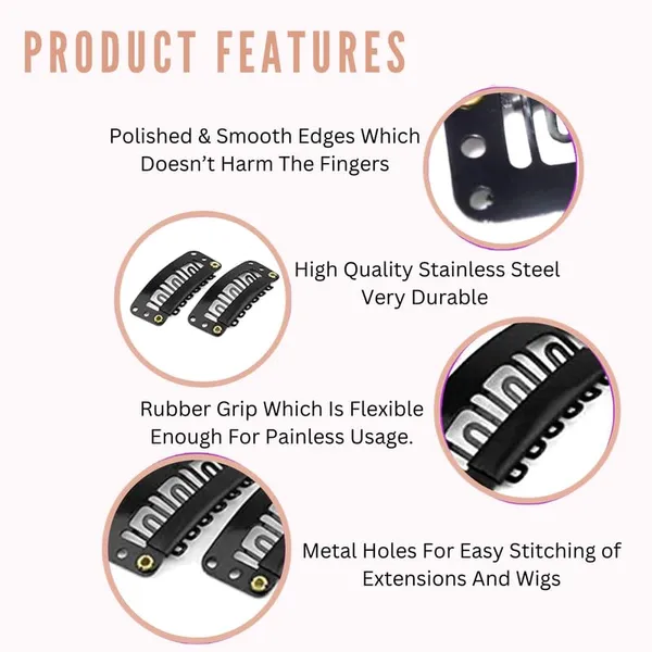 Black_Extension_Clip_Hair_Bun_Holder