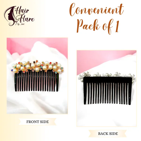 Elegant_Black_Base_Comb_Accessory_with_5_Pearl_Bead_Chakris_and_Small_Crystal_Nag_Adornments_for_Secure_Hair_Styling