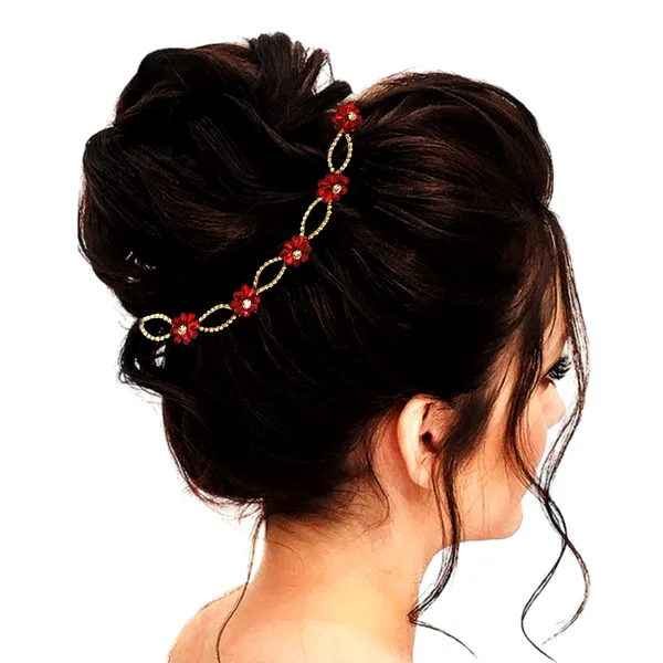Elegant_Crystal_Chain_Headpiece_with_Delicate_Drop-Shaped_Flower_for_a_Glamorous,_Timeless_Hair_Accessory_Look