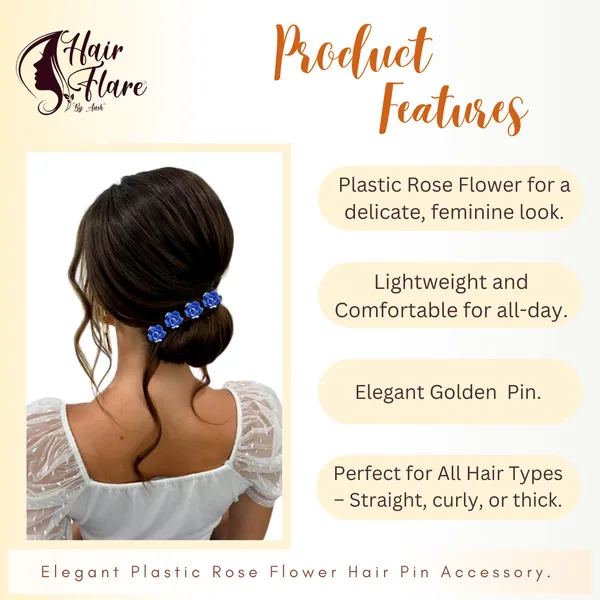 Elegant_Golden_Pin_Base_Hair_Accessory_with_Plastic_Rose_Flower_Adornment__Perfect_for_Adding_Charm_to_Your_Hairstyles
